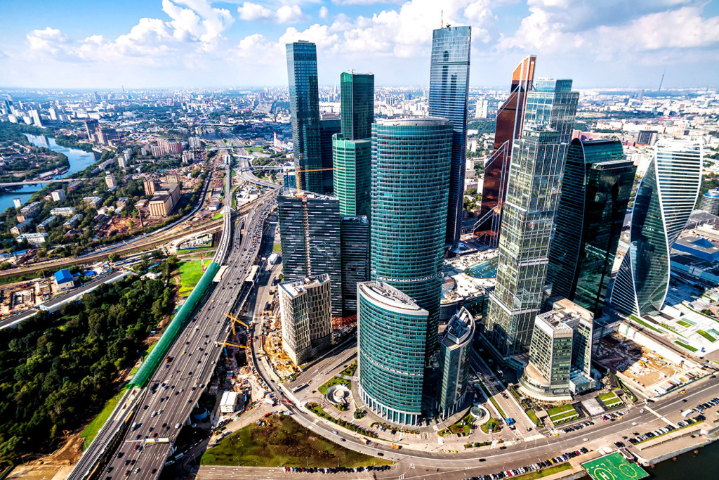 Москва-сити фото зданий