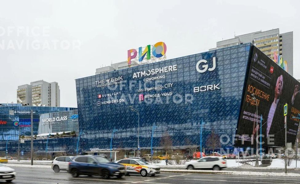 Аренда офиса 1616 м², 6 этаж, в бизнес-центре ТРЦ РИО
