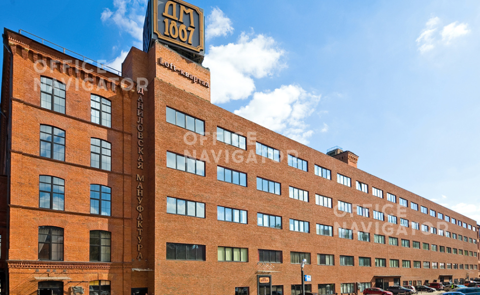 Аренда офиса 1025 м², 5 этаж, в бизнес-центре Даниловская Мануфактура Корпус Кнопа
