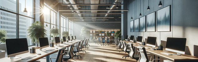 Гибкие офисные пространства Москвы, апрель 2025