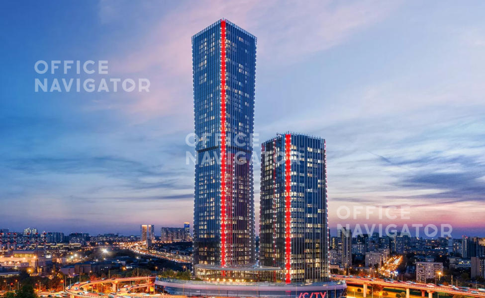Продажа офиса 257 м², 24 этаж, в бизнес-центре iCity (Space Tower)
