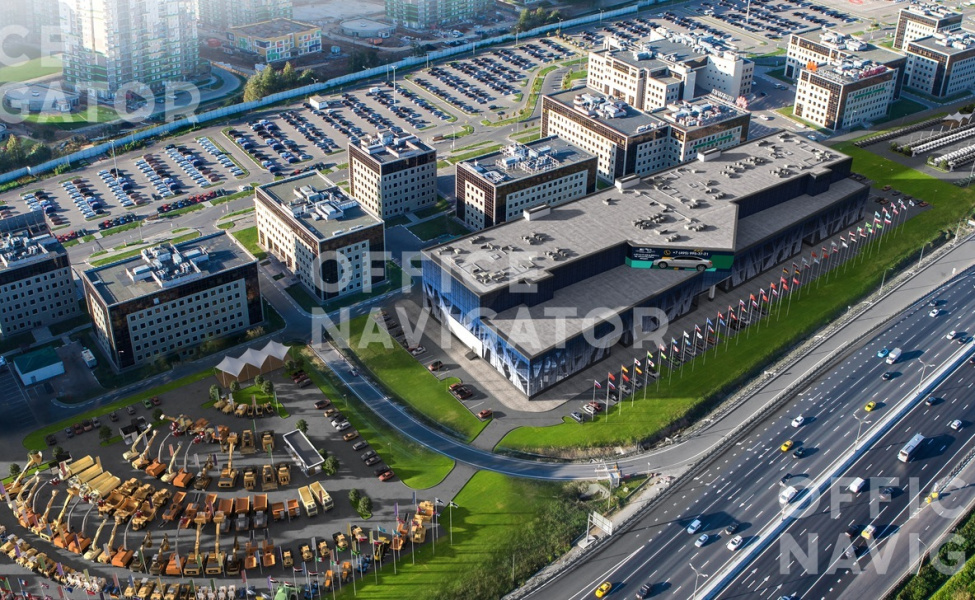 Аренда офиса 28000 м², 1-2 этаж, в бизнес-центре Гринвуд Фаза II
