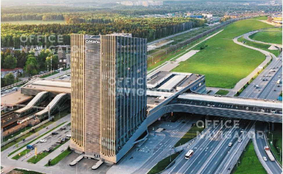 Аренда офиса 812 м², 10 этаж, в бизнес-центре Орбион
