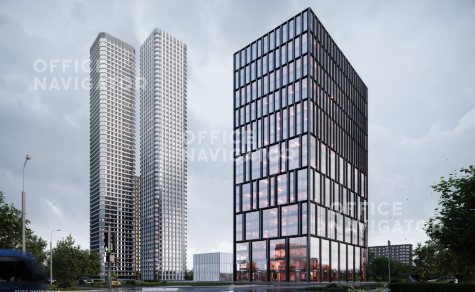 Аренда офиса 1601 м², 20 этаж, в бизнес-центре Stone Дмитровская
