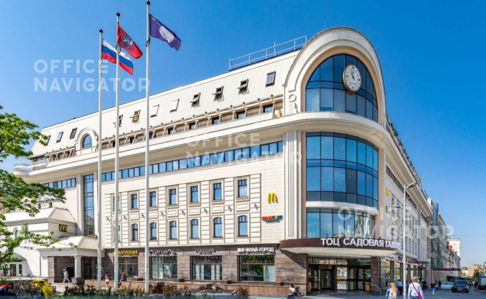 Аренда офиса 240.51 м², 2 этаж, в бизнес-центре Садовая Галерея
