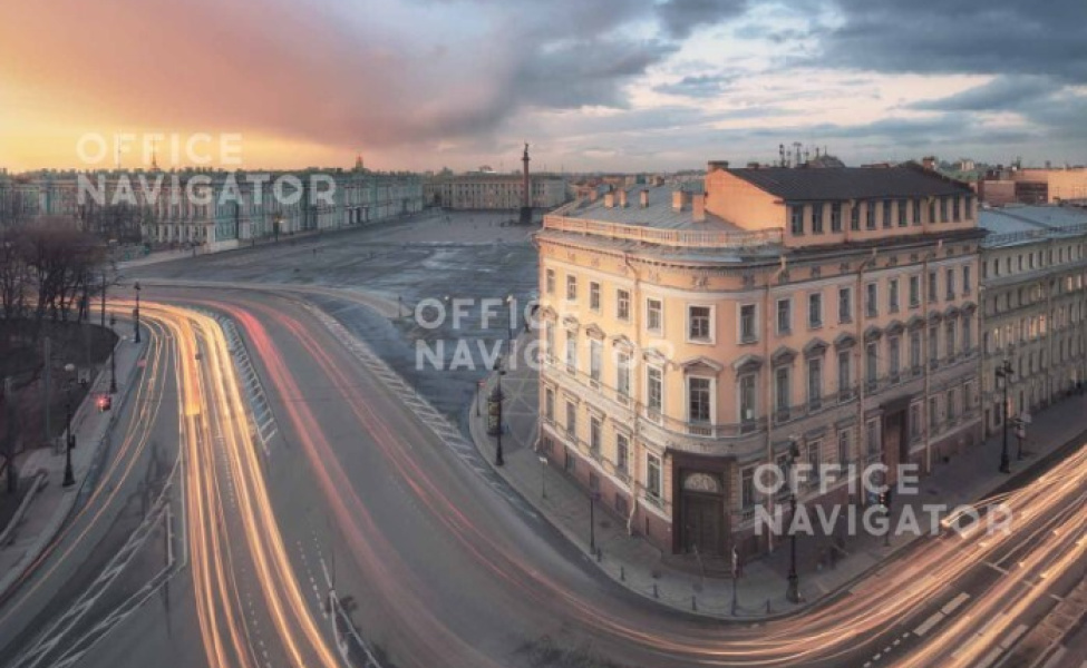 Аренда офиса 351 м², 3 этаж, в бизнес-центре Невский 1
