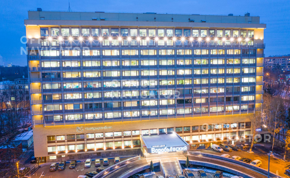Аренда офиса 573 м², 6 этаж, в бизнес-центре Воробьевский
