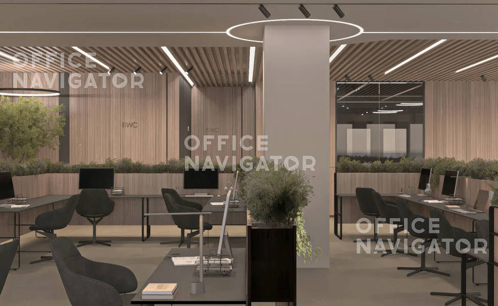 Аренда офиса 1668 м², 9 этаж, в бизнес-центре ЗИЛ Технопарк, комплекс А
