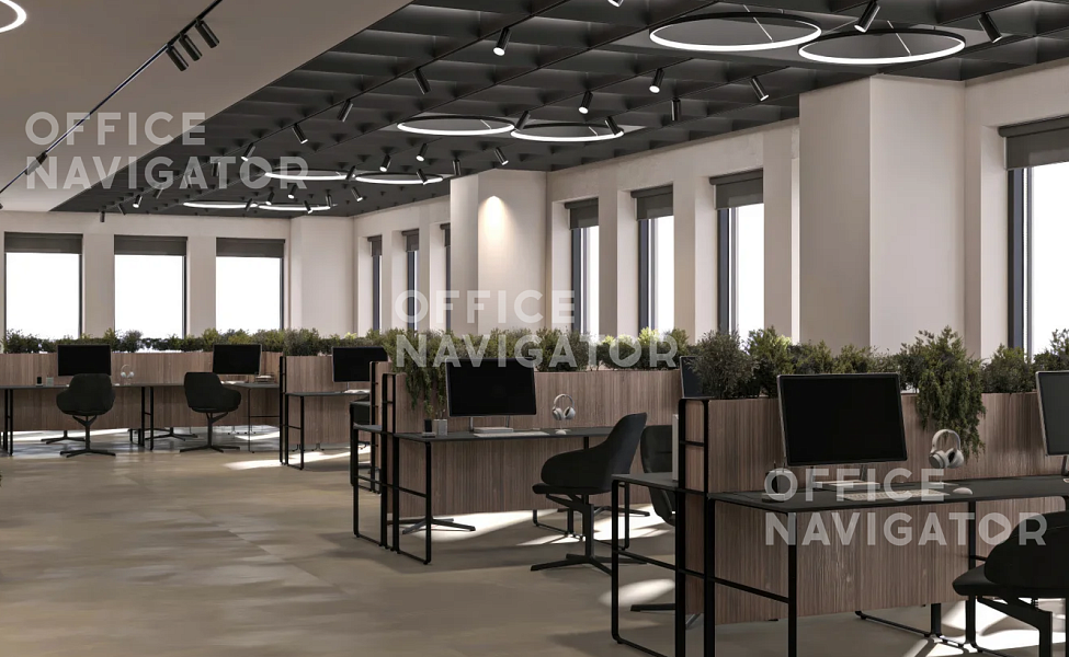 Аренда офиса 806 м², 7 этаж, в бизнес-центре ЗИЛ Технопарк, комплекс А
