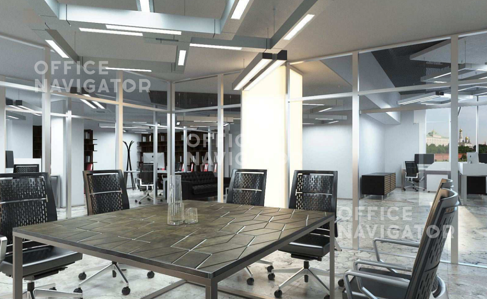 Аренда офиса 1200 м², 2 этаж, в бизнес-центре Баркли Плаза
