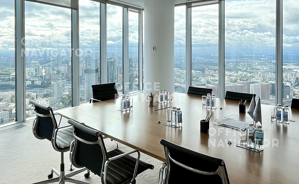 Аренда офиса 1909 м², 48 этаж, в бизнес-центре Башня на Набережной Здание С
