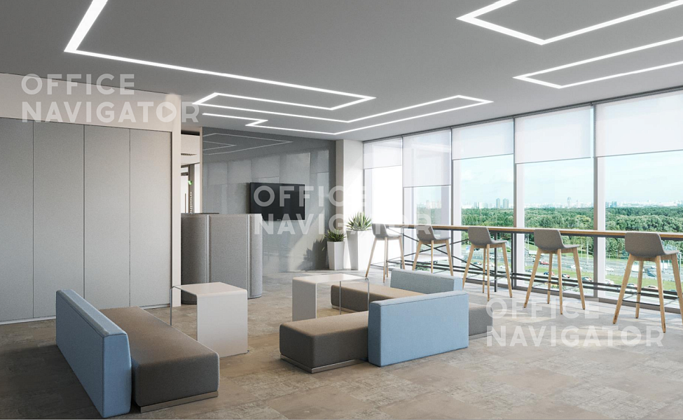 Аренда офиса 2685 м², 4 этаж, в бизнес-центре Крылатские Холмы Бизнес Парк Б (корп. 2)
