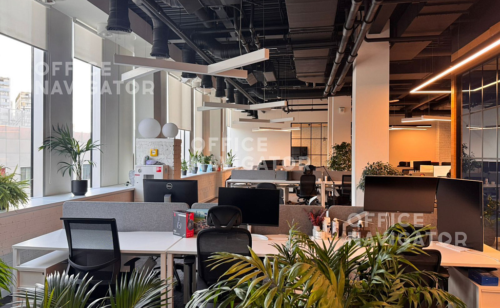 Аренда офиса 1578 м², 5 этаж, в бизнес-центре Большевик Фаза I (стр. 1, 14)
