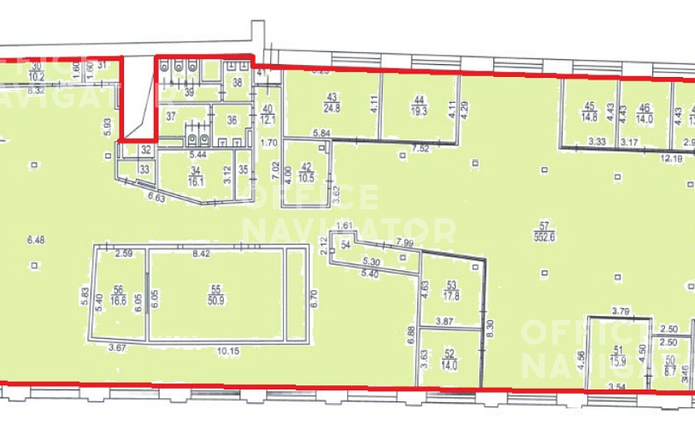 Аренда офиса 1040 м², 3 этаж, в бизнес-центре Фабрика Станиславского, стр. 3
