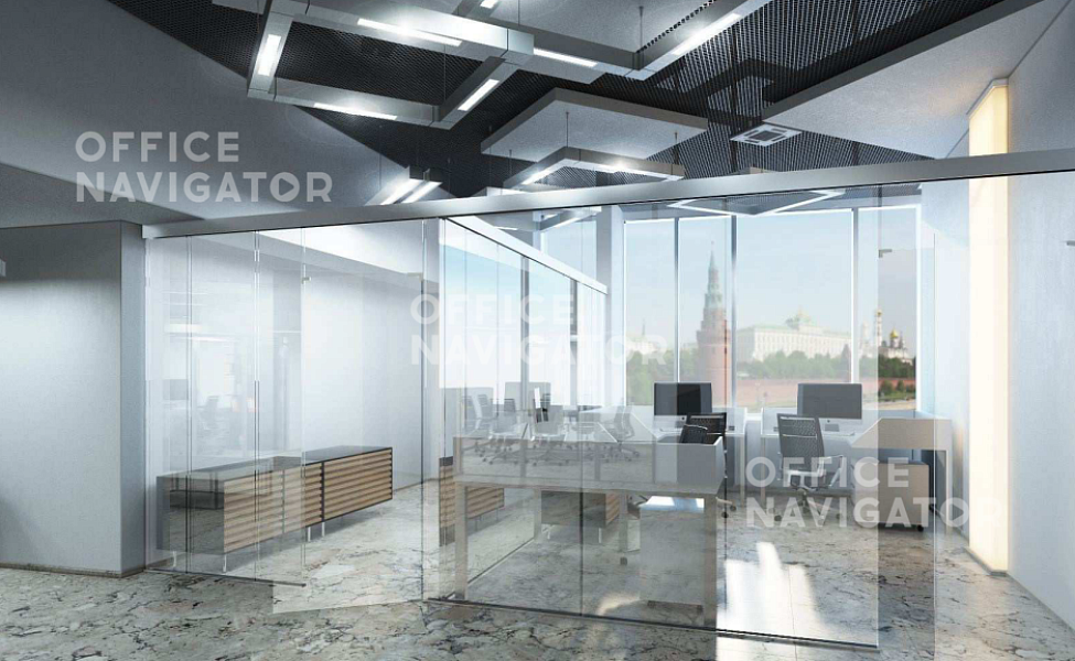Аренда офиса 1200 м², 2 этаж, в бизнес-центре Баркли Плаза
