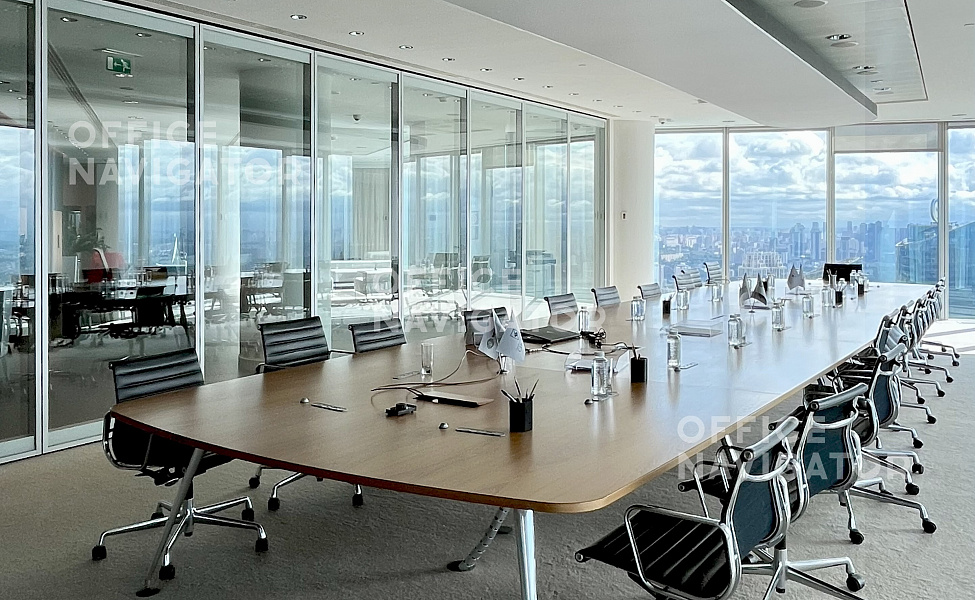 Аренда офиса 1909 м², 48 этаж, в бизнес-центре Башня на Набережной Здание С
