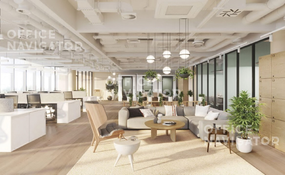 Аренда офиса 1600 м², 2 этаж, в бизнес-центре Серебряный город
