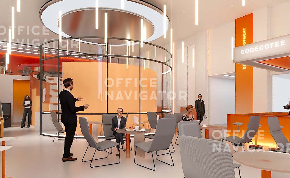 Субаренда офиса 4000 м², 1-3 этаж, в бизнес-центре 
