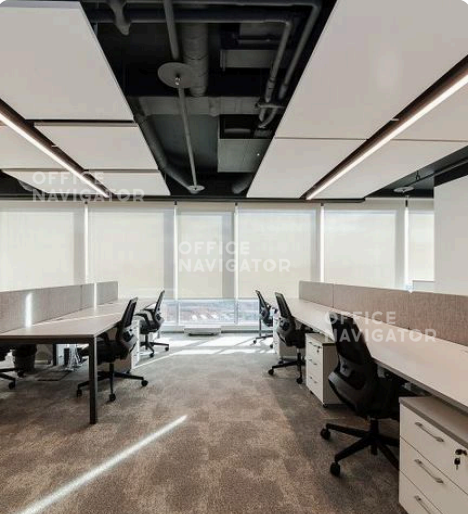 Аренда офиса 1408 м², 4 этаж, в бизнес-центре Poklonka Place
