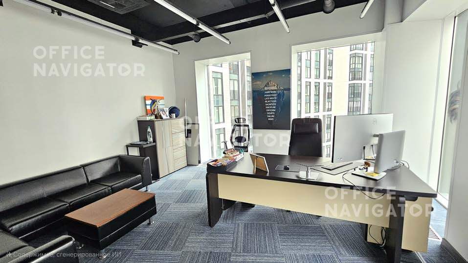 Аренда офиса 196 м², 11 этаж, в бизнес-центре Фили Град Фаза II
