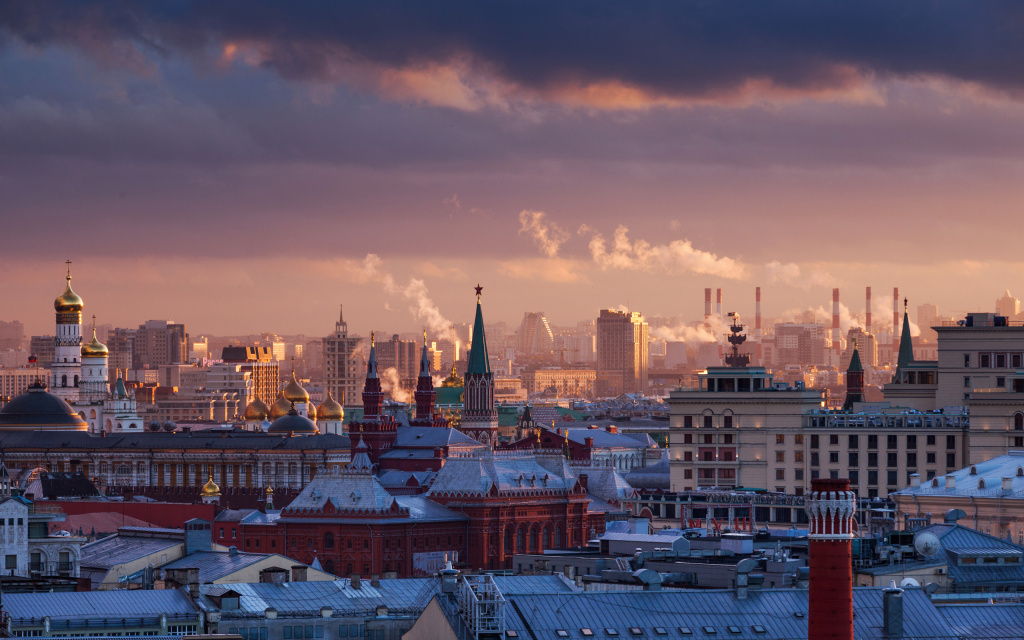 Москва город вид